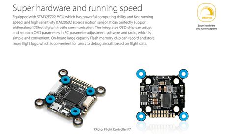 Buy HOBBYWING XROTOR CONVERTIBLE F7 FLIGHT CONTROLLER HD DJI PLUG AND ...