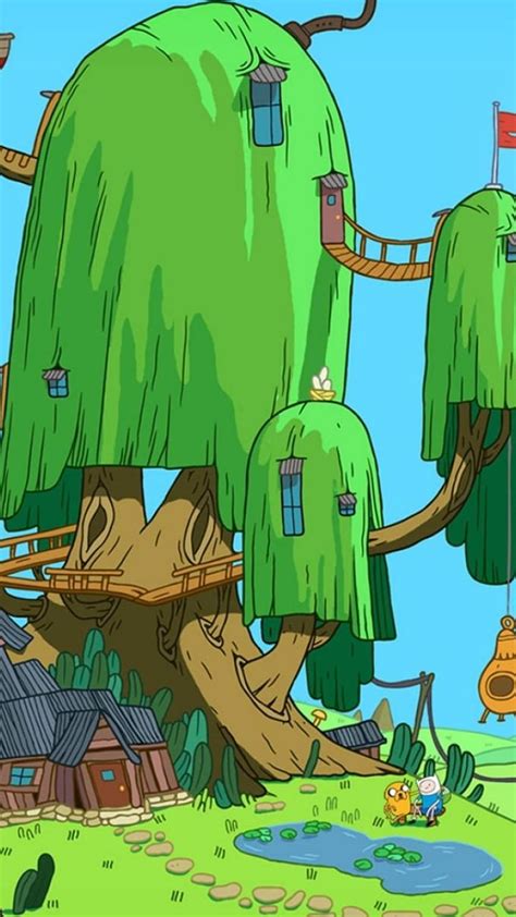 Image result for Adventure Time Tree House Monitor Background