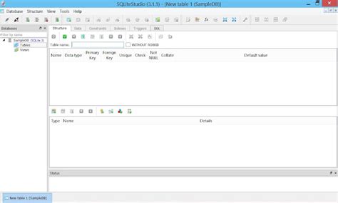 Image result for Create New Database in SQLiteStudio