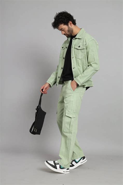 Regular Fit Pista Denim Jacket & Jeans Set – Peplos Jeans