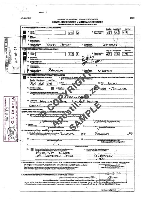 Unabridged, Abridged, Vault Certificates | Apostil