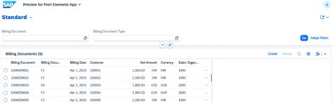 Extend Managed RAP App with Child Entity: Billing Document Item ...