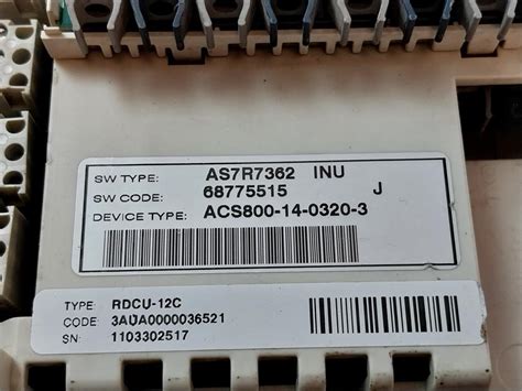 Abb Rdcu-12C Drive Control Unit 3Aua0000036521 – Aeliya Marine Tech®