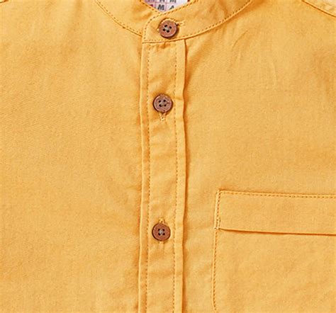 Ed-a-Mamma Sustainable Boys Mandarin Collar Shirt