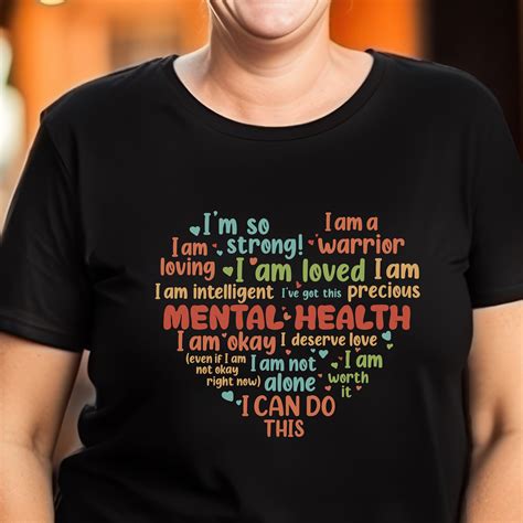 Mental Health Awareness, Positive Shirt, Mental Health Matters Shirt ...