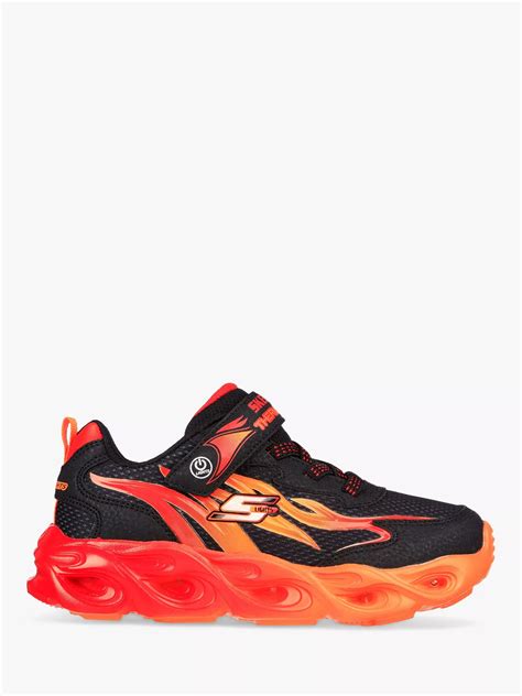 Skechers Kids' S Lights Thermo Flash Light-Up Trainers, Black at John ...