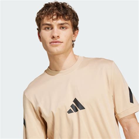 Clothing - adidas Z.N.E. Tee - Beige | adidas Kuwait