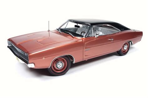 Buy Auto World 1968 Dodge Charger R/T, Bronze Poly AMM1075 - 1/18 Scale ...