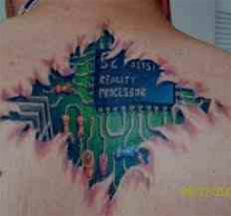 Image result for Arrow Tattoo Computer Chip