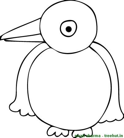Penguin Coloring Page
