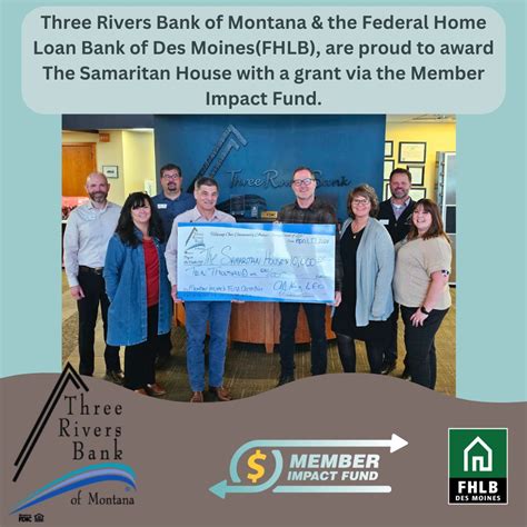 Three Rivers Bank of Montana on LinkedIn: #threeriversbank #fhlbgrant # ...