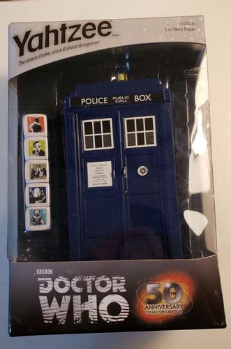 Yahtzee Game Doctor Who Police Public Call Box BBC India | Ubuy