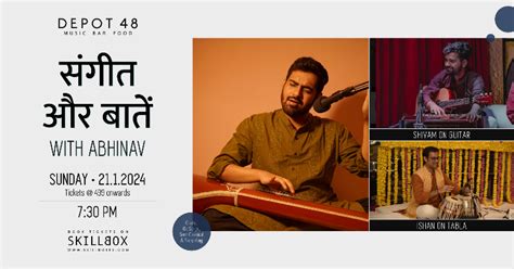 Depot48 Presents "संगीत और बातें with Abhinav • Shivam on Guitar and ...