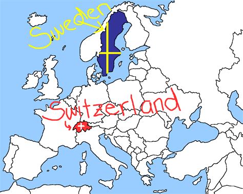 Map Of Sweden And Switzerland ~ AFP CV