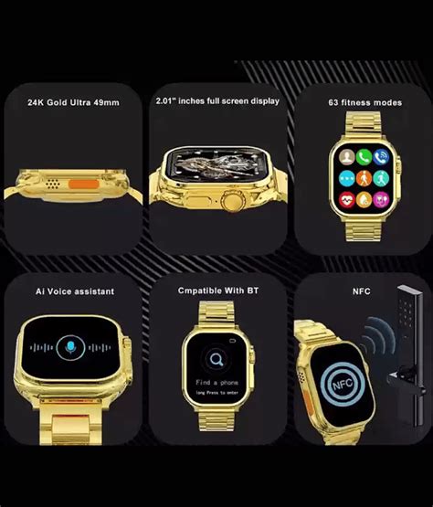 VENKAT ZONE AMOLED BT Calling Upto 1-2 days Smart Watch Gold