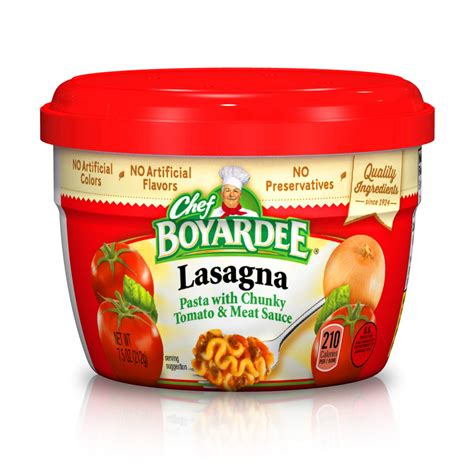 Amazon.com : Chef Boyardee Lasagna, Microwave Food, 7.5 OZ ...