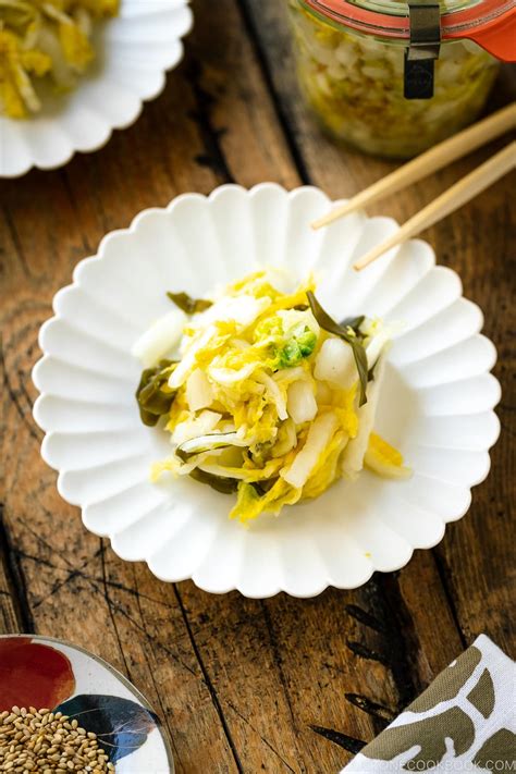 Pickled Napa Cabbage 白菜の浅漬け • Just One Cookbook