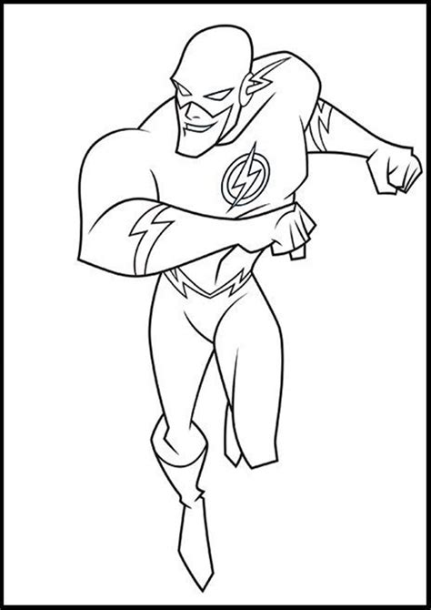 Cw Flash Coloring Pages