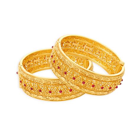 Bold Intricate Gold Bangle