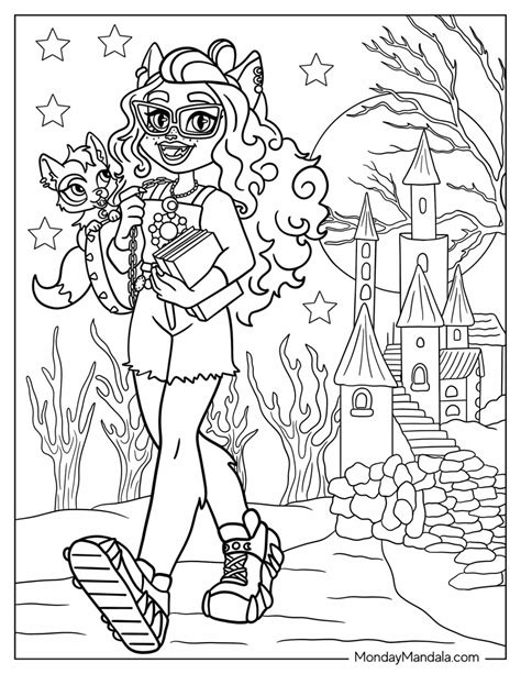 28 Monster High Coloring Pages (Free PDF Printables)