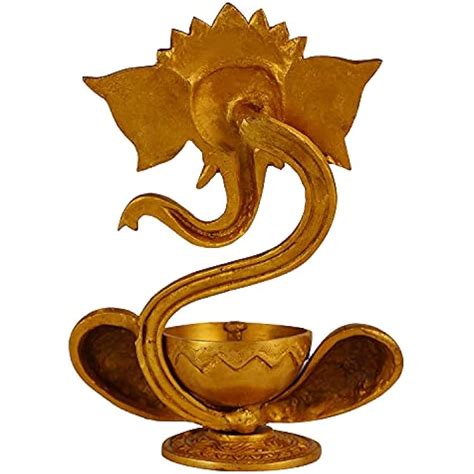 ARTVARKO Ganesha Ganesh Diya Stand Incense Burner India | Ubuy