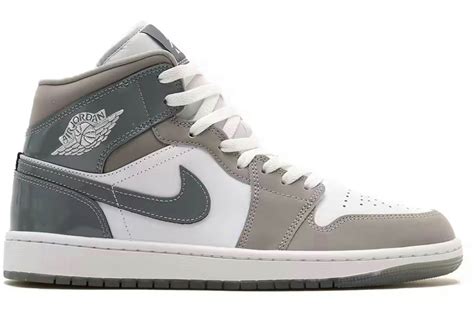 Jordan 1 Mid SE White Medium Grey Cool Grey Men's - HF3216-100 - US