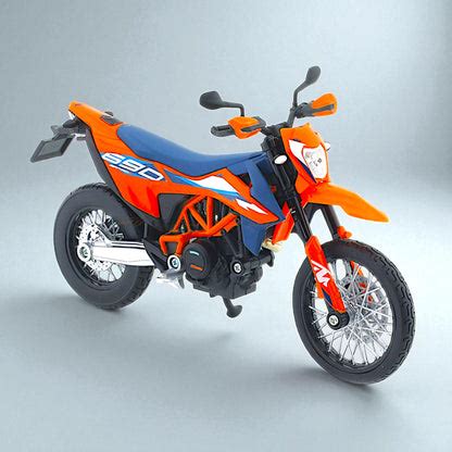 Bburago Maisto KTM 690 SMC R - 1:12 Official Licensed Die-Cast Bike Mo ...