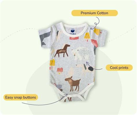 Festival Combo🎈 Premium Cotton Body Suits for Baby – zizuka