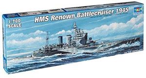 Stevens International Trumpeter 1/700 HMS Renown British Battle Cruiser ...