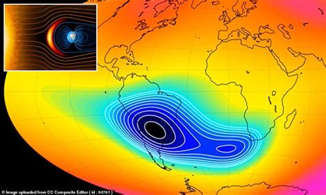 Report: 'Weak spot' in Earth's magnetic field now larger than Canada