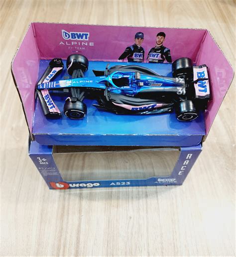 Bburago BWT Alpine A523 1:43 Formula 1 diecast scale model car – Gift ...