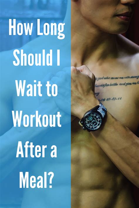 How Long Should I Wait to Workout After a Meal? | Fitness inspiration ...