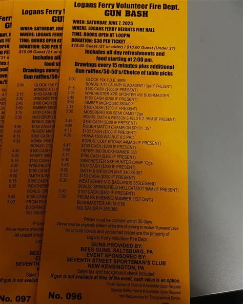 2025 Logans Ferry Heights VFD Gun Bash, 1001 Summit Avenue, New ...