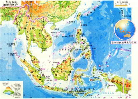 东南亚地形图（要清晰）_百度知道
