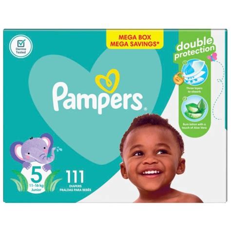 Pampers Mega Box Size 5 Diapers 111s - Superb Hyper