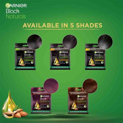 Garnier Black Naturals Hair Color Shade 2.0 Original Black