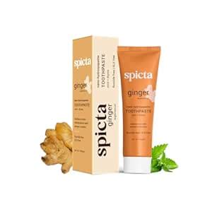 Buy Spicta Ginger Mint Natural Hydroxyapatite Toothpaste 125gm | Stain ...