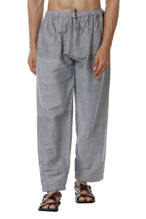 Men's Lounge Pant | Grey | Fits Waist Size 28" to 36" | Mens Pyjama ...