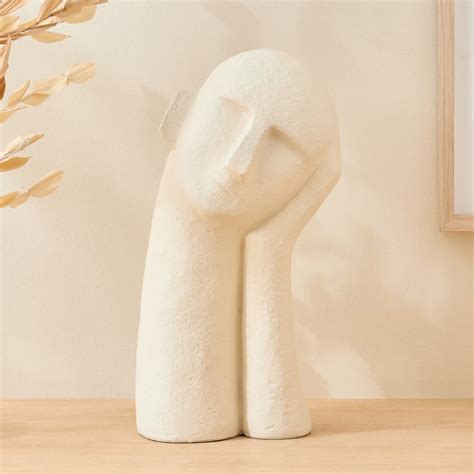 Buy Oyster Natura Polyresin Face Figurine from Home Centre at just INR ...