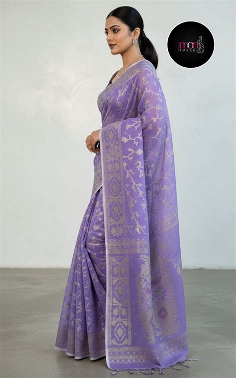 Go After Your Dreams Zari Jamdani Saree – Monamaar