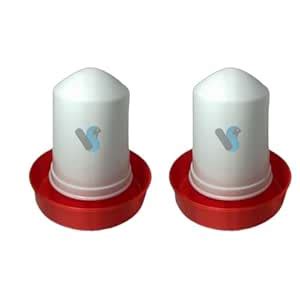 Birds,Chicken,Quail Poultry Food Feeder 500ml | Plastic Birds Ground ...