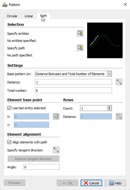 Image result for Circular Pattern in DraftSight