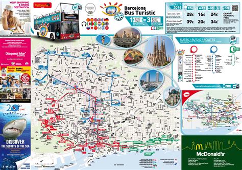 Barcelona Attractions Map | FREE PDF Tourist Map of Barcelona, Printable City Tours Map 2021