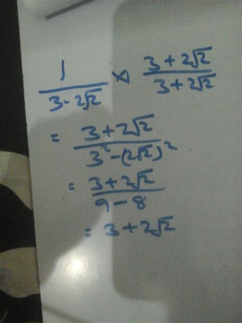 please help merationalize 1÷3-2√2 - Brainly.in