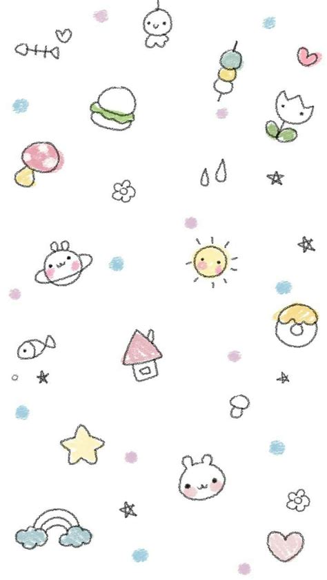Download Kawaii Aesthetic Cute Drawings Wallpaper | Wallpapers.com