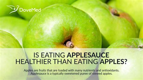 Is Eating Applesauce Healthier Than Eating Apples?