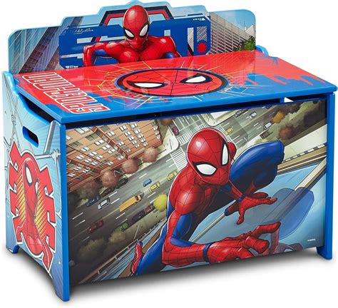 Buy Delta Children Deluxe Toy Box, Spider-Man Online at Lowest Price in ...