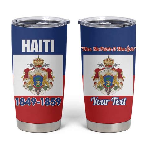 Personalised Second Empire of Haiti 1849-1859 Tumbler Cup Anpi an Ayiti ...
