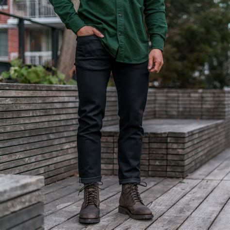 Mens Black Jeans Slim Fit