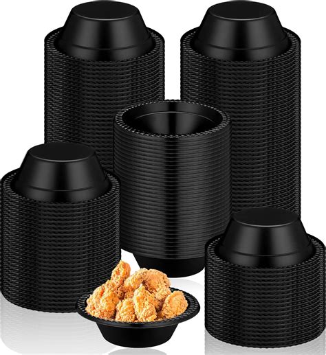 Amazon.com: 12 oz Disposable Plastic Bowls 5.8 Inch Snack Bowls Dessert ...